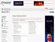 Tablet Screenshot of hopzone.net